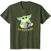 image:imageStar Wars The Mandalorian Grogu Easter Egg Cellent Bounty TShirtOlive Green
