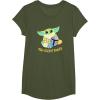 image:imageStar Wars The Mandalorian Grogu Easter Egg Cellent Bounty TShirtOlive Green