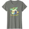 image:imageStar Wars The Mandalorian Grogu Easter Egg Cellent Bounty TShirtOlive Heather