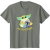 image:imageStar Wars The Mandalorian Grogu Easter Egg Cellent Bounty TShirtOlive Heather