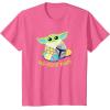 image:imageStar Wars The Mandalorian Grogu Easter Egg Cellent Bounty TShirtPink Heather