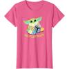 image:imageStar Wars The Mandalorian Grogu Easter Egg Cellent Bounty TShirtPink Heather