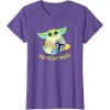 image:imageStar Wars The Mandalorian Grogu Easter Egg Cellent Bounty TShirtPurple Heather