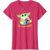 image:imageStar Wars The Mandalorian Grogu Easter Egg Cellent Bounty TShirtRed Heather