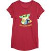 image:imageStar Wars The Mandalorian Grogu Easter Egg Cellent Bounty TShirtRed Heather