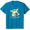 image:imageStar Wars The Mandalorian Grogu Easter Egg Cellent Bounty TShirtSapphire Blue