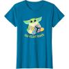 image:imageStar Wars The Mandalorian Grogu Easter Egg Cellent Bounty TShirtSapphire Blue