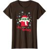 image:imageStar Wars The Mandalorian Grogu Joy to the Galaxy Holiday TShirtBrown