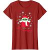 image:imageStar Wars The Mandalorian Grogu Joy to the Galaxy Holiday TShirtCranberry Red