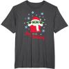 image:imageStar Wars The Mandalorian Grogu Joy to the Galaxy Holiday TShirtDark Heather Grey