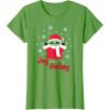 image:imageStar Wars The Mandalorian Grogu Joy to the Galaxy Holiday TShirtGrass Green