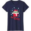 image:imageStar Wars The Mandalorian Grogu Joy to the Galaxy Holiday TShirtNavy Blue