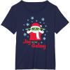 image:imageStar Wars The Mandalorian Grogu Joy to the Galaxy Holiday TShirtNavy Blue