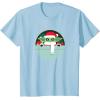 image:imageStar Wars The Mandalorian Grogu Loaded with Presents Holiday TShirtBaby Blue