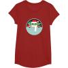 image:imageStar Wars The Mandalorian Grogu Loaded with Presents Holiday TShirtCranberry Red