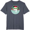 image:imageStar Wars The Mandalorian Grogu Loaded with Presents Holiday TShirtHeather Blue