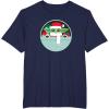 image:imageStar Wars The Mandalorian Grogu Loaded with Presents Holiday TShirtNavy Blue