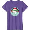 image:imageStar Wars The Mandalorian Grogu Loaded with Presents Holiday TShirtPurple Heather
