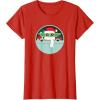 image:imageStar Wars The Mandalorian Grogu Loaded with Presents Holiday TShirtRed