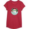 image:imageStar Wars The Mandalorian Grogu Loaded with Presents Holiday TShirtRed Heather