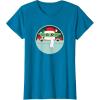 image:imageStar Wars The Mandalorian Grogu Loaded with Presents Holiday TShirtSapphire Blue
