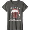 image:imageStar Wars Vader Christmas Merry Sithmas Candy Cane Script TShirtAsphalt Grey