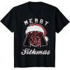 image:imageStar Wars Vader Christmas Merry Sithmas Candy Cane Script TShirtBlack