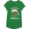 image:imageStar Wars Vader Christmas Merry Sithmas Candy Cane Script TShirtKelly Green
