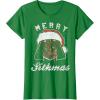 image:imageStar Wars Vader Christmas Merry Sithmas Candy Cane Script TShirtKelly Green