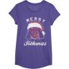 image:imageStar Wars Vader Christmas Merry Sithmas Candy Cane Script TShirtPurple Heather