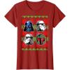 image:imageStar Wars Vader Storm Boba Ugly Christmas Sweater TShirt TShirtCranberry Red