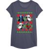 image:imageStar Wars Vader Storm Boba Ugly Christmas Sweater TShirt TShirtHeather Blue