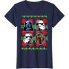 image:imageStar Wars Vader Storm Boba Ugly Christmas Sweater TShirt TShirtNavy Blue