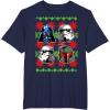 image:imageStar Wars Vader Storm Boba Ugly Christmas Sweater TShirt TShirtNavy Blue