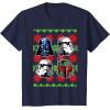 image:imageStar Wars Vader Storm Boba Ugly Christmas Sweater TShirt TShirtNavy Blue