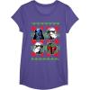 image:imageStar Wars Vader Storm Boba Ugly Christmas Sweater TShirt TShirtPurple Heather