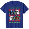 image:imageStar Wars Vader Storm Boba Ugly Christmas Sweater TShirt TShirtRoyal Blue