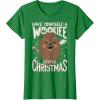 image:imageStar Wars Wookiee Little Christmas Sketched Graphic TShirt TShirtKelly Green