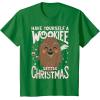 image:imageStar Wars Wookiee Little Christmas Sketched Graphic TShirt TShirtKelly Green