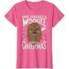 image:imageStar Wars Wookiee Little Christmas Sketched Graphic TShirt TShirtPink Heather