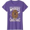 image:imageStar Wars Wookiee Little Christmas Sketched Graphic TShirt TShirtPurple Heather