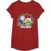 image:imageStar Wars Yoda Santa Believe You Must Christmas Reef TShirt TShirtCranberry Red