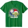 image:imageStar Wars Yoda Santa Believe You Must Christmas Reef TShirt TShirtKelly Green