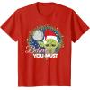 image:imageStar Wars Yoda Santa Believe You Must Christmas Reef TShirt TShirtRed