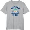 image:imageThe Mandalorian  Grogu  Mother of a Curious Child TShirtHeather Grey