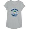 image:imageThe Mandalorian  Grogu  Mother of a Curious Child TShirtHeather Grey