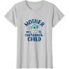 image:imageThe Mandalorian  Grogu  Mother of a Curious Child TShirtSilver Grey