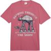 image:imageStar Wars Christmas ATAT Walker Dashing Through The Snow Comfort Colors Adult Heavyweight TshirtRaspberry Red