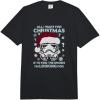 image:imageStar Wars Christmas All I Want Stormtrooper Holiday Vintage Comfort Colors Adult Heavyweight TshirtBlack
