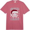 image:imageStar Wars Christmas All I Want Stormtrooper Holiday Vintage Comfort Colors Adult Heavyweight TshirtRaspberry Red